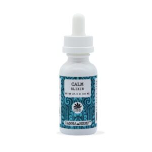 Buy CBD Elixir – Calm 1056.51mg Canna Hemp’s Calm Elixir has a flavor of earth and wood with citrus bursts. The specially made TerpFX blend combats the stresses of life with elements such as relaxing myrcene, mood-boosting limonene, and pain-relieving eucalyptol.