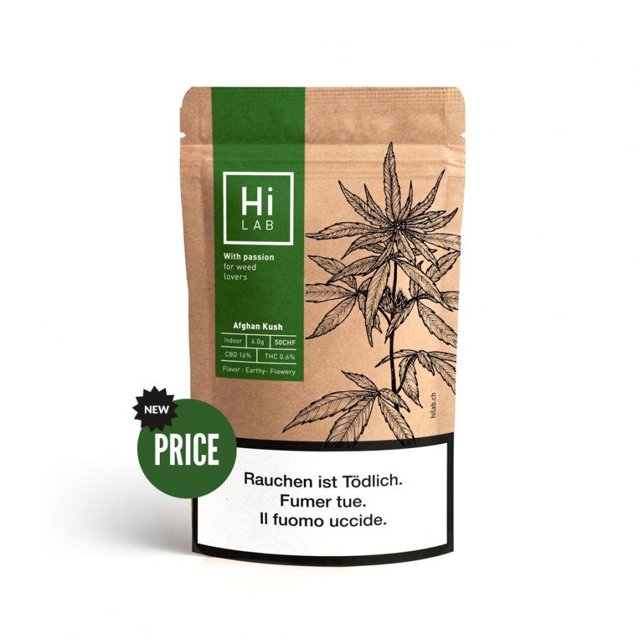 ”Anything! As if your CBD came from Afghanistan,” mysterious words from an ill-informed person. Indeed, this CBD does not come from Afghanistan since all our varieties are 100 Swiss. However, and for the record, the Afghan Kush (legendary variety) takes its name from the Hindu Kush mountain range, located between Afghanistan and Pakistan. It is from there that the original genotype of this variety, which has been used for centuries in the manufacture of reference resins such as Indian Charas or Afghan hashish, originates. Its intense smell, its floral and woody taste, as well as its compact and resinous texture are some of the characteristics that made us vibrate in favor of this marvel cultivated by Swiss Botanic. In fact, given its 3rd place at the CBD Festival 2017, we are certainly not the only ones who think the greatest good.