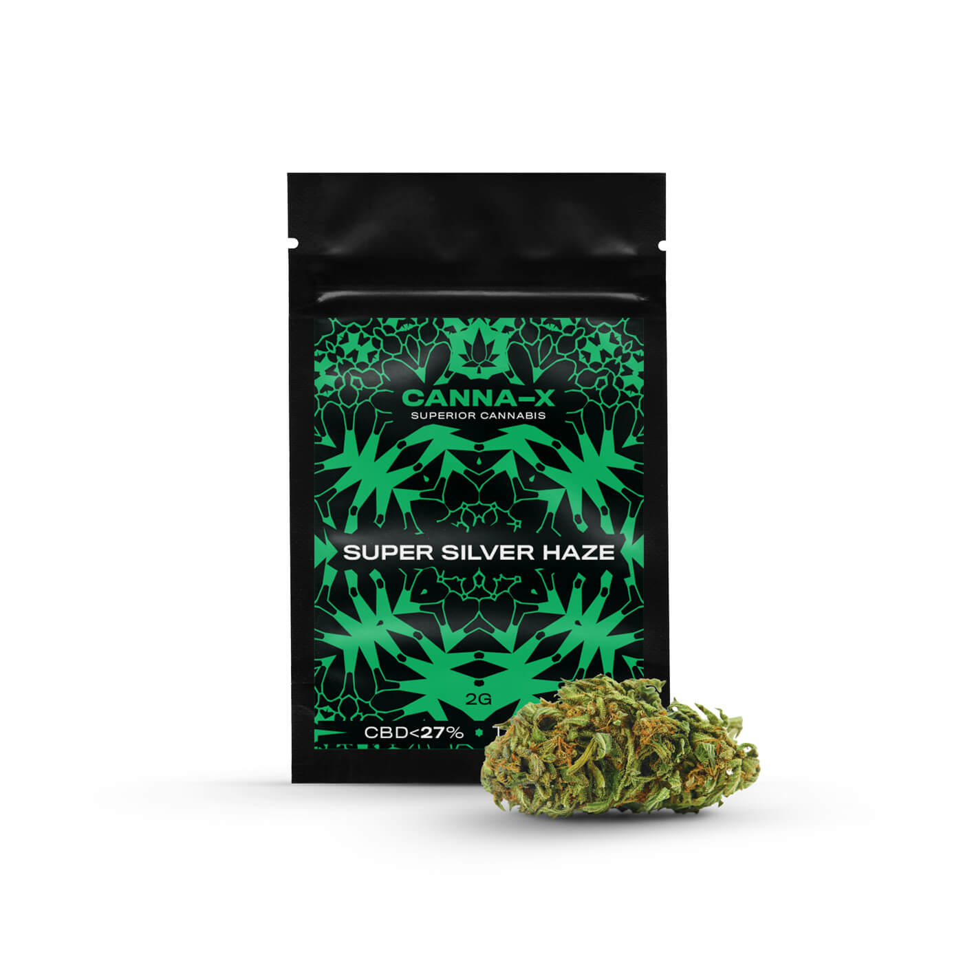 100% Natural Safe CBD No THC Its time to forget what you knew about Quality Cannabis Flowers (Cannabis light). The Italian Canna-X presents its new hybrid Super Silver Haze with a 27% CBD / CBDA content that will become your go-to choice any time of the day. Italian Top Quality at the Lowest Price in Europe – (Exclusively at Hempoil®)
