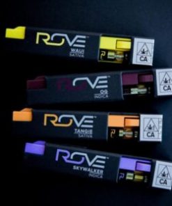 Buy ROVE DISPOSABLE CARTRIDGES Online FLAVORS: – TANGIE | SATIVA – SHERBET | HYBRID – APE | INDICA – KUSH | INDICA – OG | INDICA – SKYWALKER | INDICA – HAZE | SATIVA – WAUI | SATIVA – GLUE | HYBRID – DREAM | HYBRID – COOKIES | HYBRID
